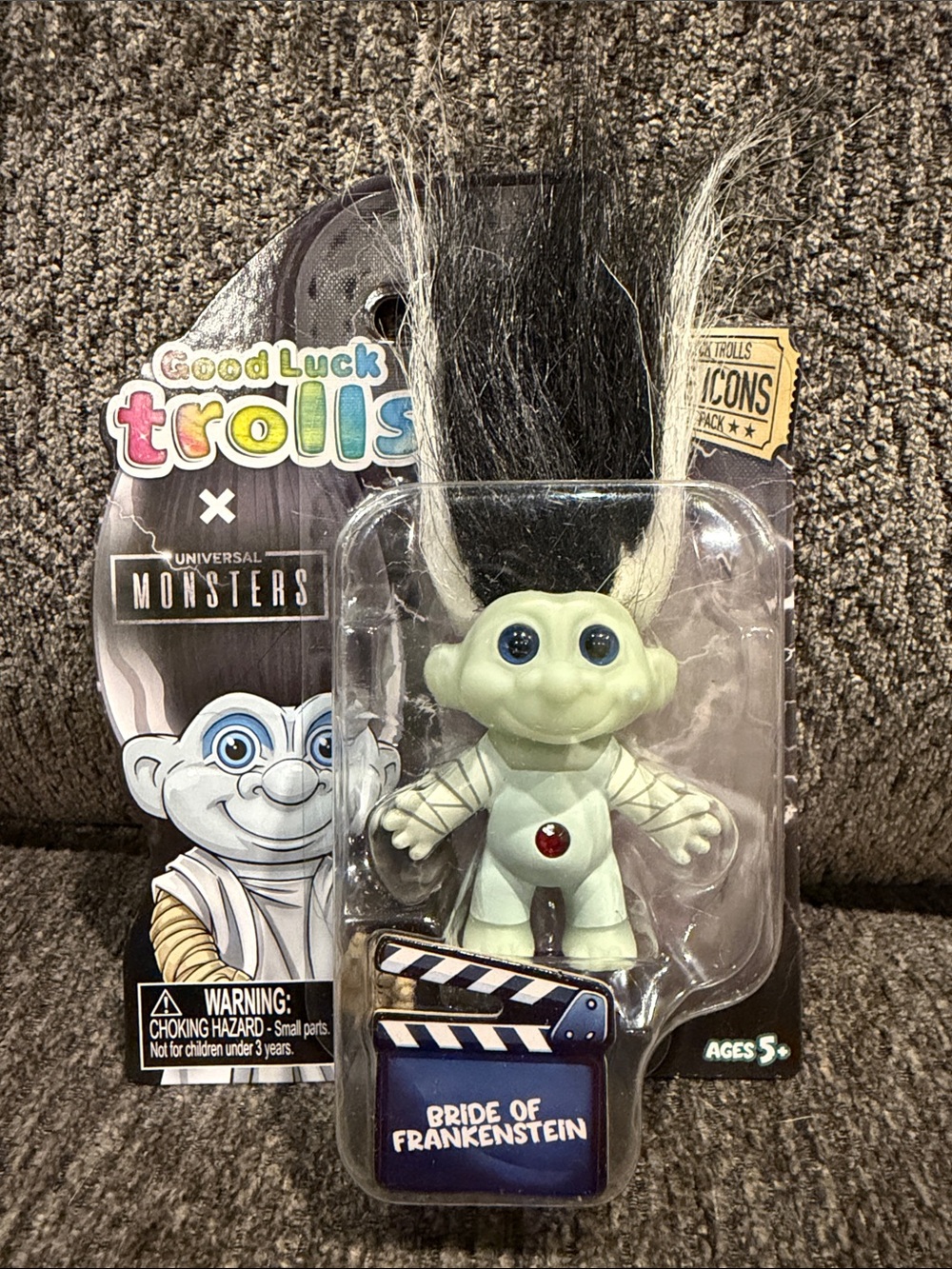 Good Luck Trolls Movie Icon Collectible Toy Complete Set Of 9 - Picture 10 of 10